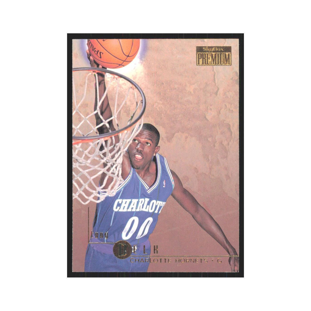 Tony Delk 1996 SkyBox Premium #12 Charlotte Hornets Basketball Card NM