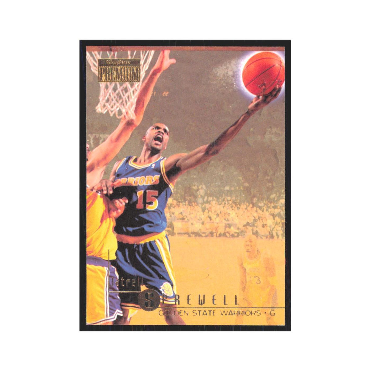 Latrell Sprewell 1996 SkyBox Premium #41 Golden State Warriors NM