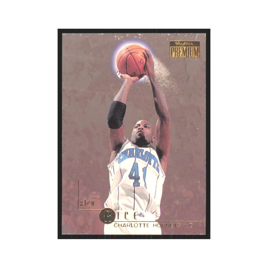 Glen Rice 1996 SkyBox Premium #14 Charlotte Hornets Basketball Card NM