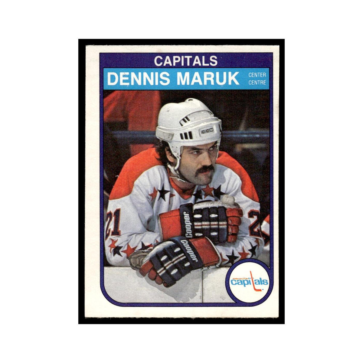 Dennis Maruk 1982 O-Pee-Chee #369 Washington Capitals Hockey Card EX