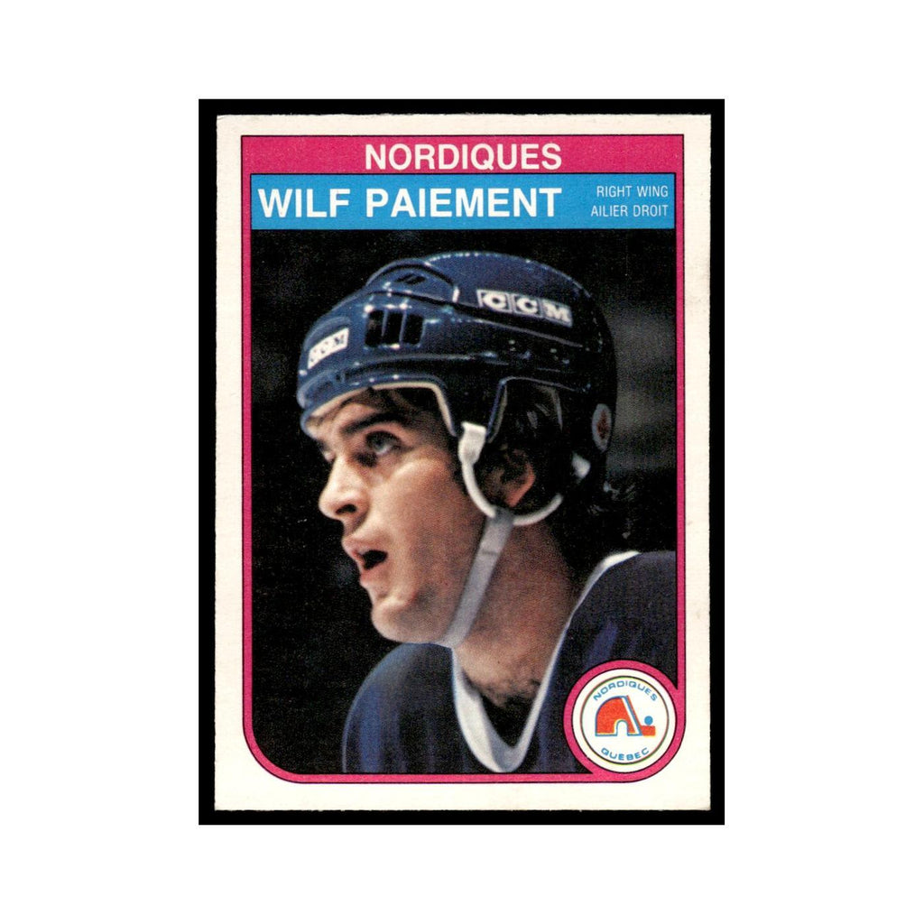 Wilf Paiement 1982 O-Pee-Chee #288 Quebec Nordiques Hockey Card EX