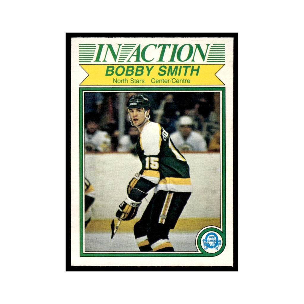 Bobby Smith 1982 O-Pee-Chee #176 Minnesota North Stars Hockey Card EX