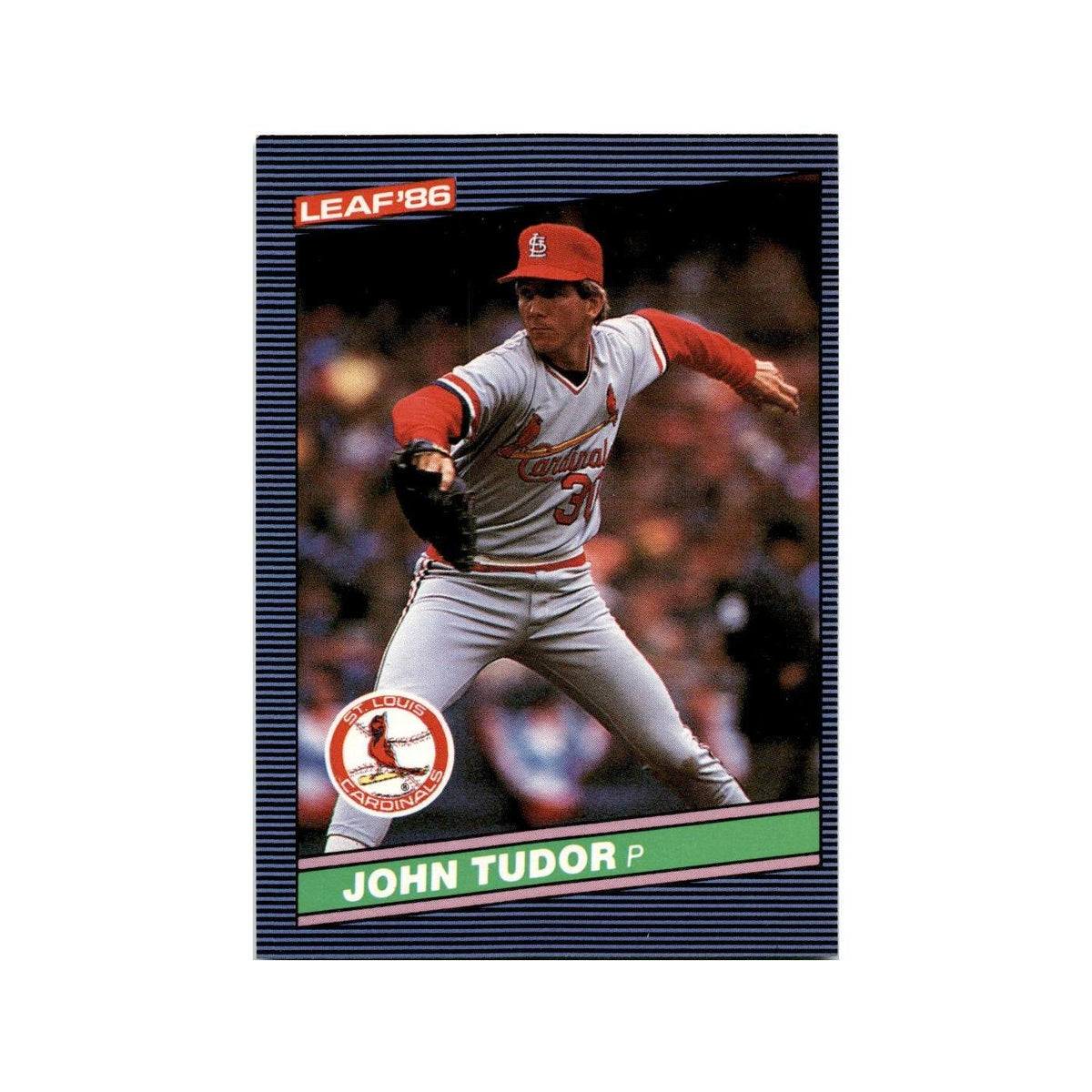John Tudor 1986 Leaf #134 St. Louis Cardinals Baseball Card NM