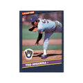 Ted Higuera Rookie 1986 Leaf #157 Milwaukee Brewers Baseball Card NM