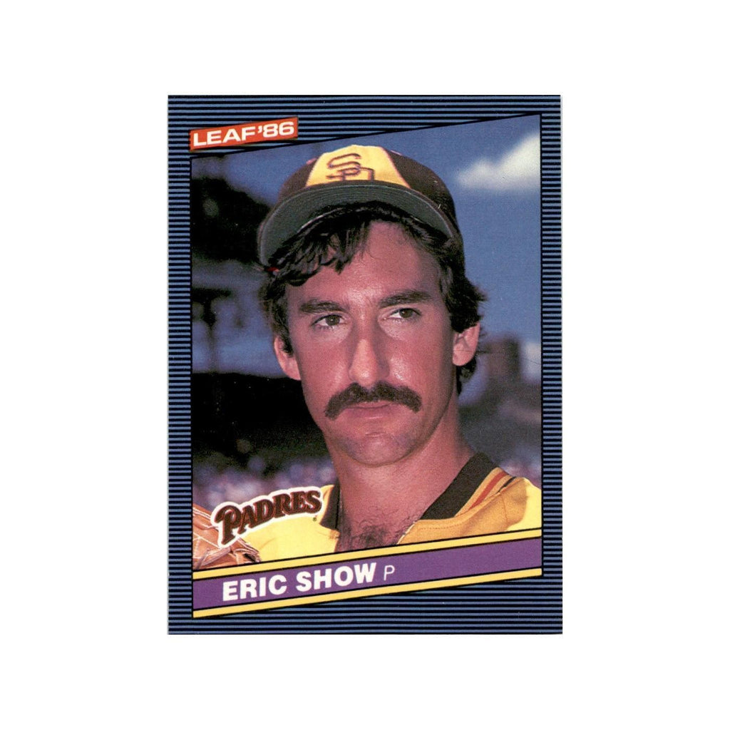 Eric Show 1986 Leaf #111 San Diego Padres Baseball Card NM