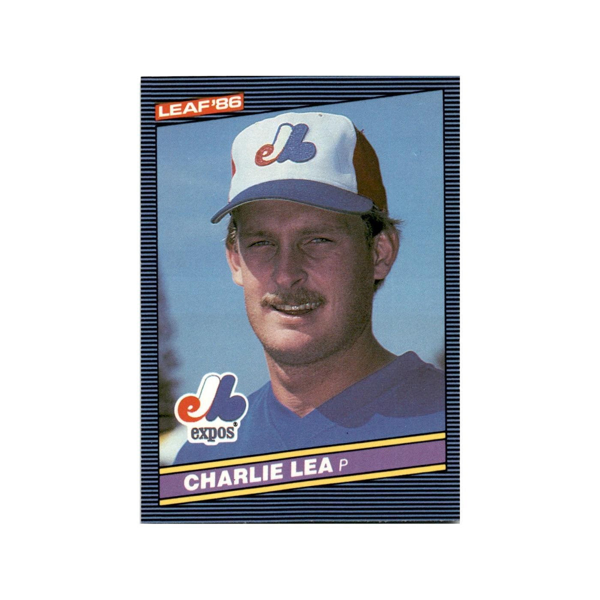 Charlie Lea 1986 Leaf #172 Montreal Expos Baseball Card NM
