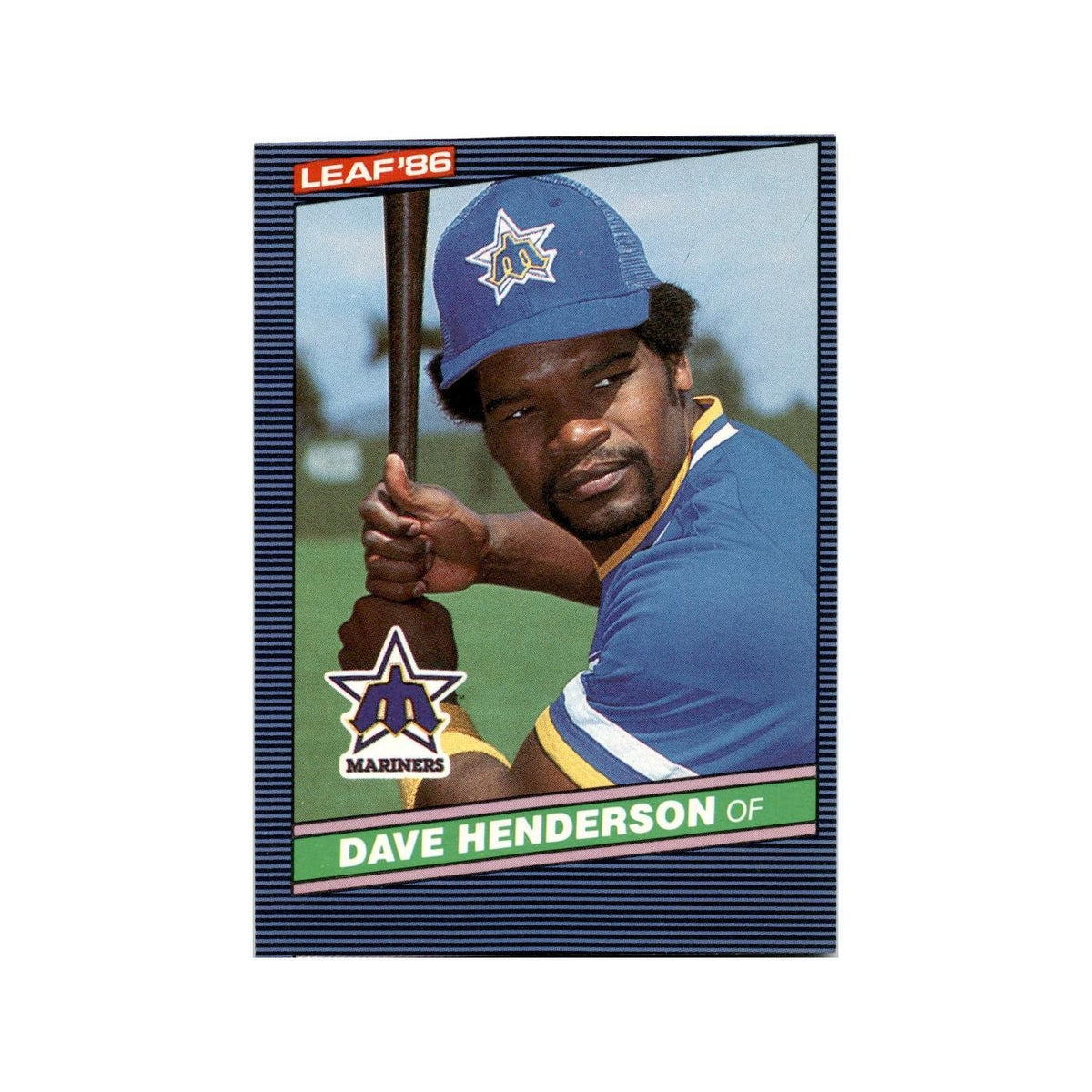 Dave Henderson 1986 Leaf #187 Seattle Mariners Baseball Card NM