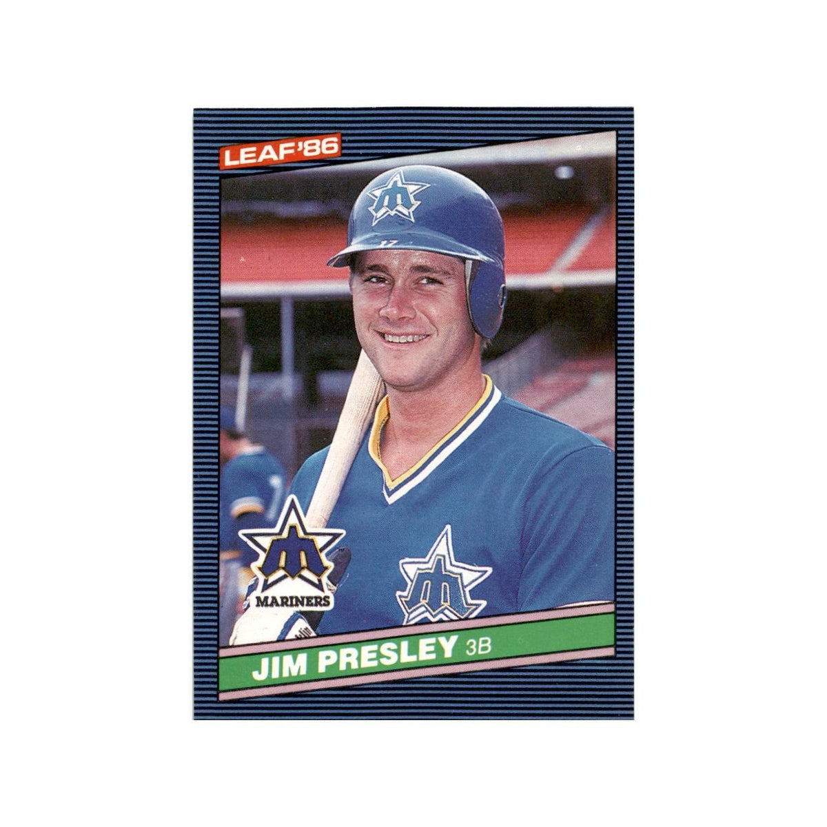 Jim Presley 1986 Leaf #183 Seattle Mariners Baseball Card NM
