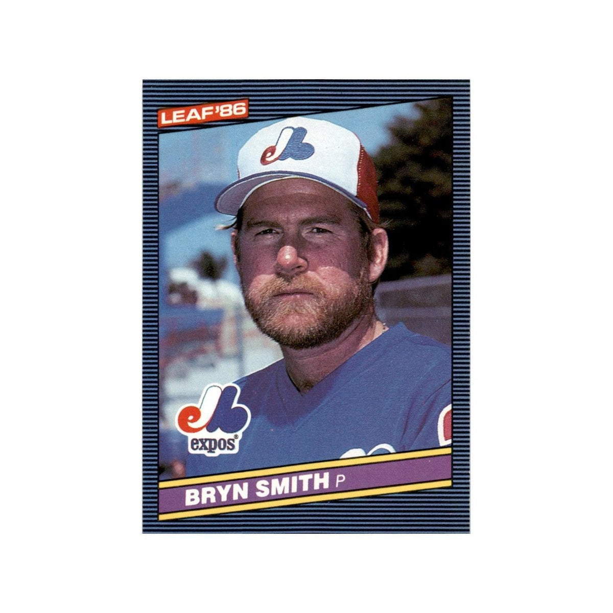 Bryn Smith 1986 Leaf #174 Montreal Expos Baseball Card NM