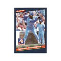 Claudell Washington 1986 Leaf #164 Atlanta Braves Baseball Card NM