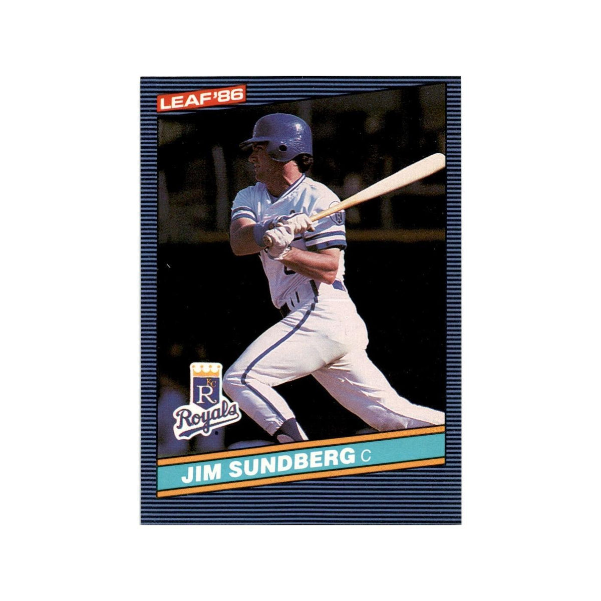 Jim Sundberg 1986 Leaf #149 Kansas City Royals Baseball Card NM