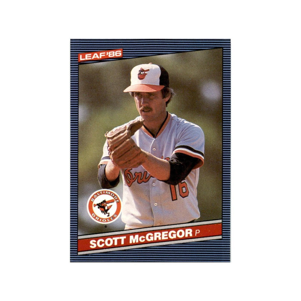 Scott McGregor 1986 Leaf #165 Baltimore Orioles Baseball Card NM