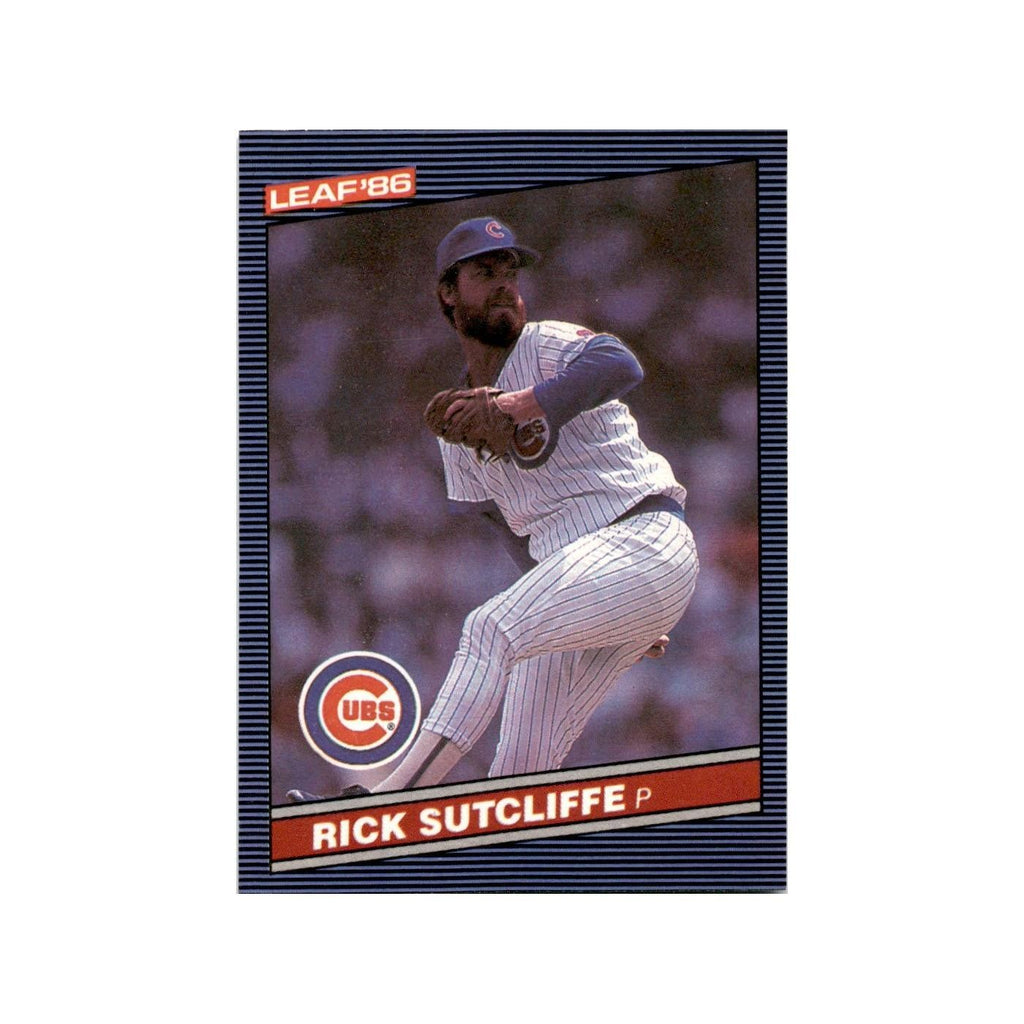 Rick Sutcliffe 1986 Leaf #122 Chicago Cubs Baseball Card NM