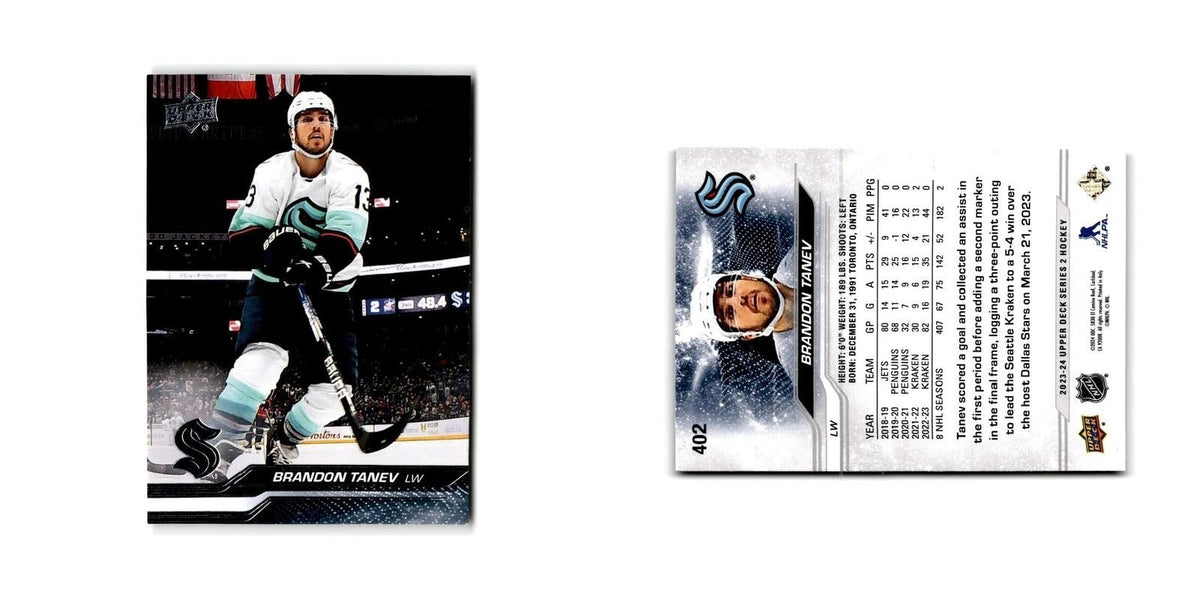 2023 Upper Deck Brandon Tanev Seattle Kraken #402