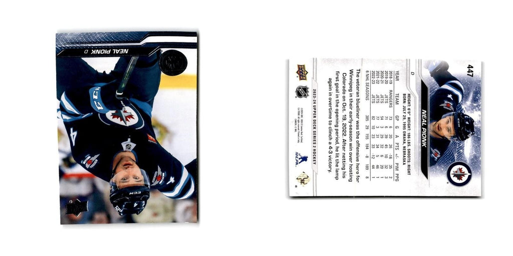 2023 Upper Deck Neal Pionk Winnipeg Jets #447