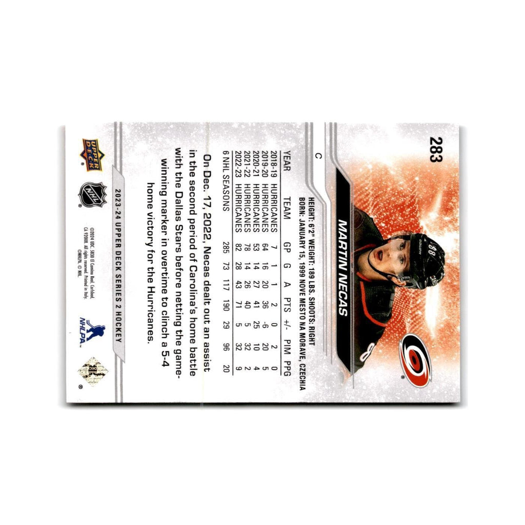 2023 Upper Deck Martin Necas Carolina Hurricanes #283