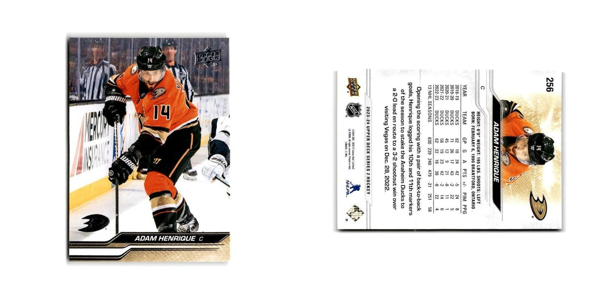2023 Upper Deck Adam Henrique Anaheim Ducks #256