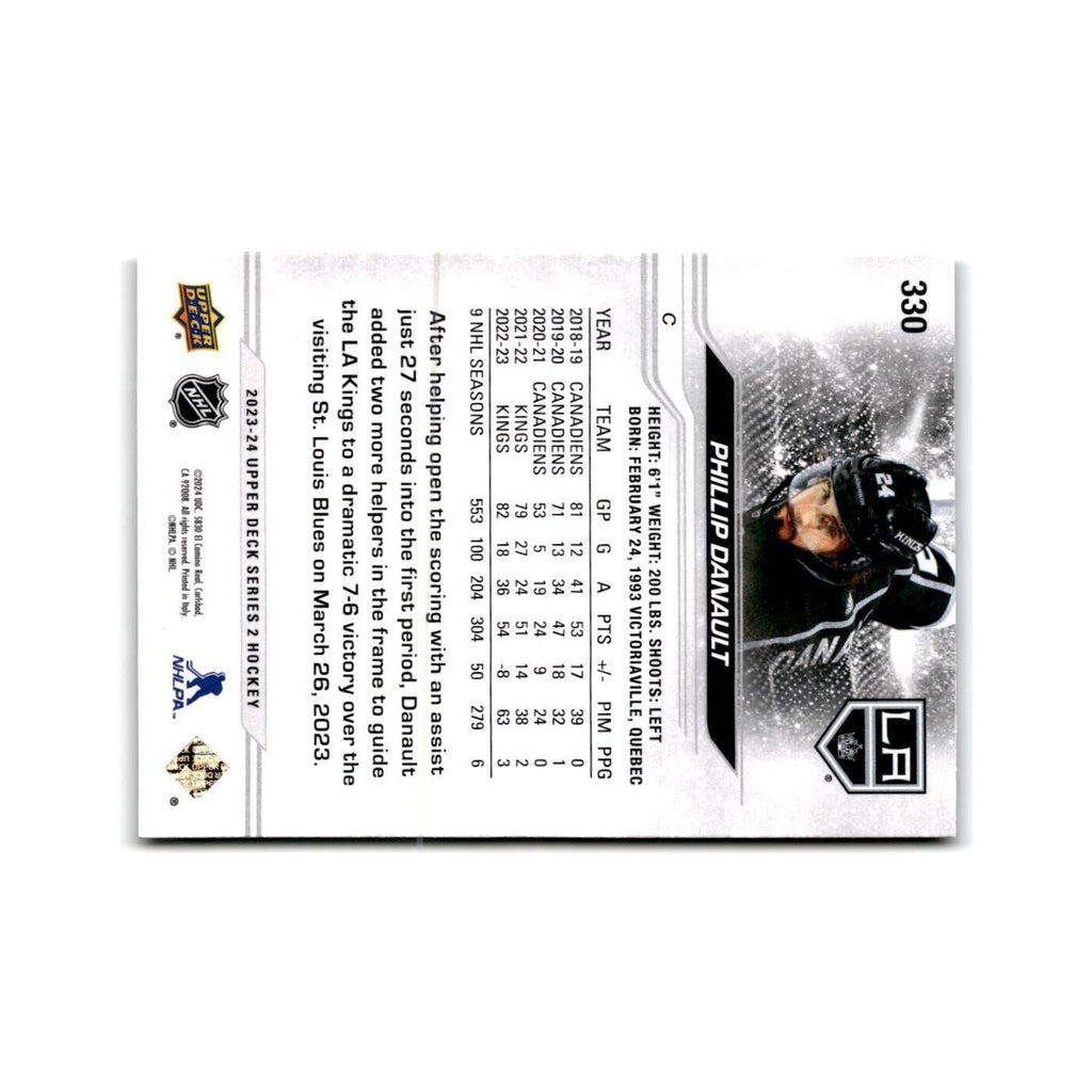 2023 Upper Deck Phillip Danault Los Angeles Kings #330