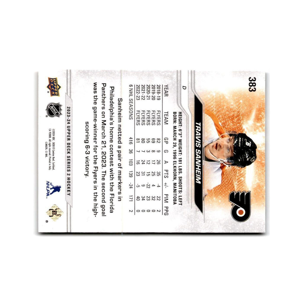 2023 Upper Deck Travis Sanheim Philadelphia Flyers #383