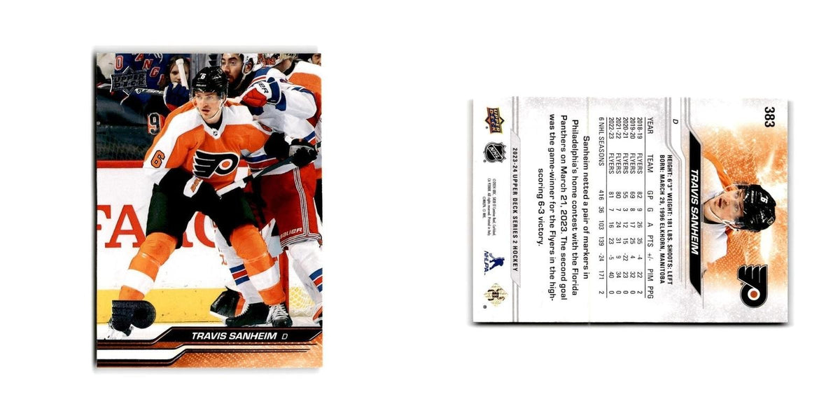 2023 Upper Deck Travis Sanheim Philadelphia Flyers #383
