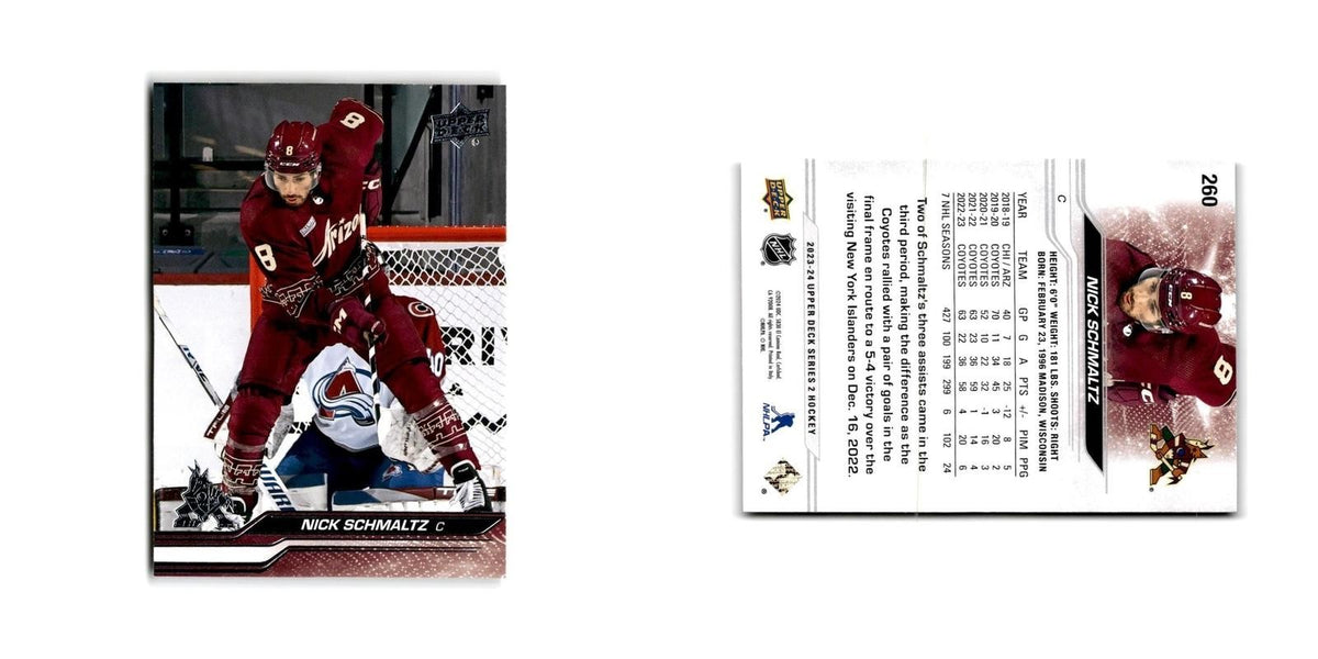 2023 Upper Deck Nick Schmaltz Arizona Coyotes #260