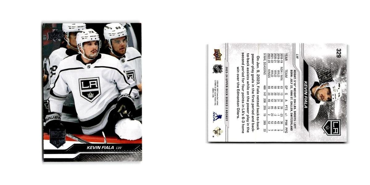 2023 Upper Deck Kevin Fiala Los Angeles Kings #329