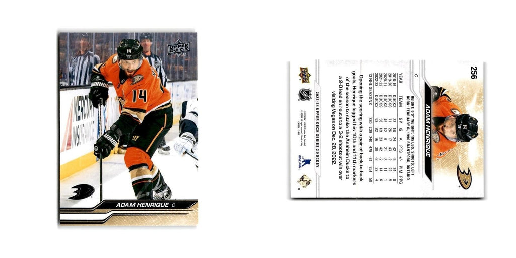 2023 Upper Deck Adam Henrique Anaheim Ducks #256