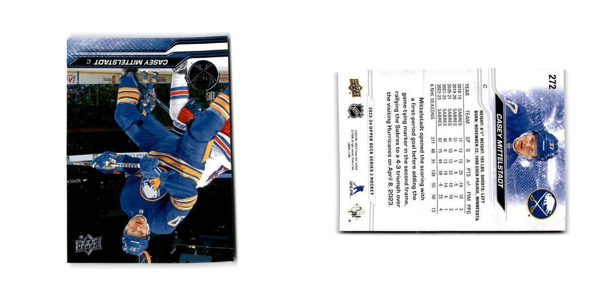 2023 Upper Deck Casey Mittelstadt Buffalo Sabres #272
