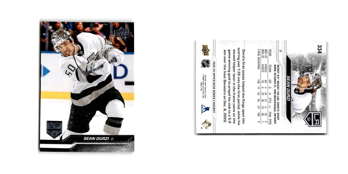 2023 Upper Deck Sean Durzi Los Angeles Kings #334