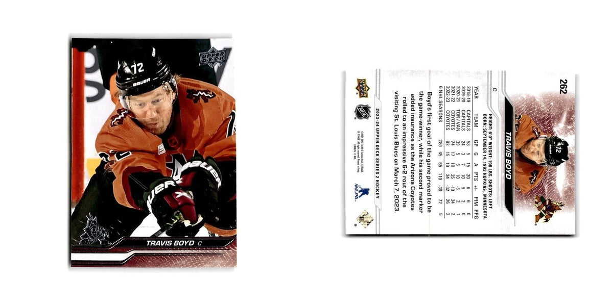 2023 Upper Deck Travis Boyd Arizona Coyotes #262