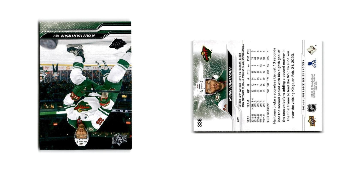 2023 Upper Deck Ryan Hartman Minnesota Wild #336