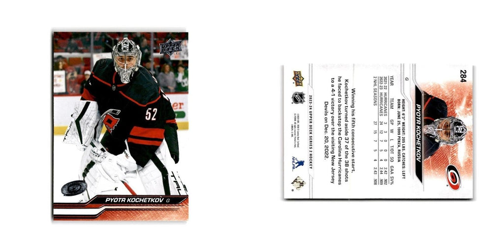 2023 Upper Deck Pyotr Kochetkov Carolina Hurricanes #284
