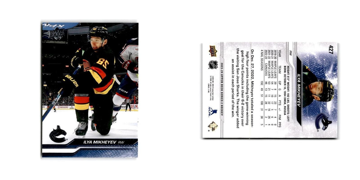2023 Upper Deck Ilya Mikheyev Vancouver Canucks #427