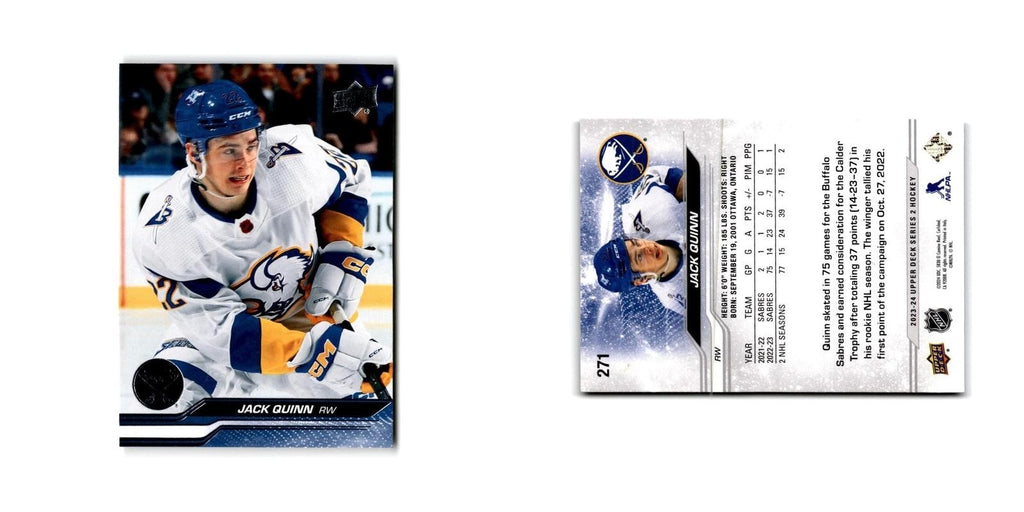 2023 Upper Deck Jack Quinn Buffalo Sabres #271