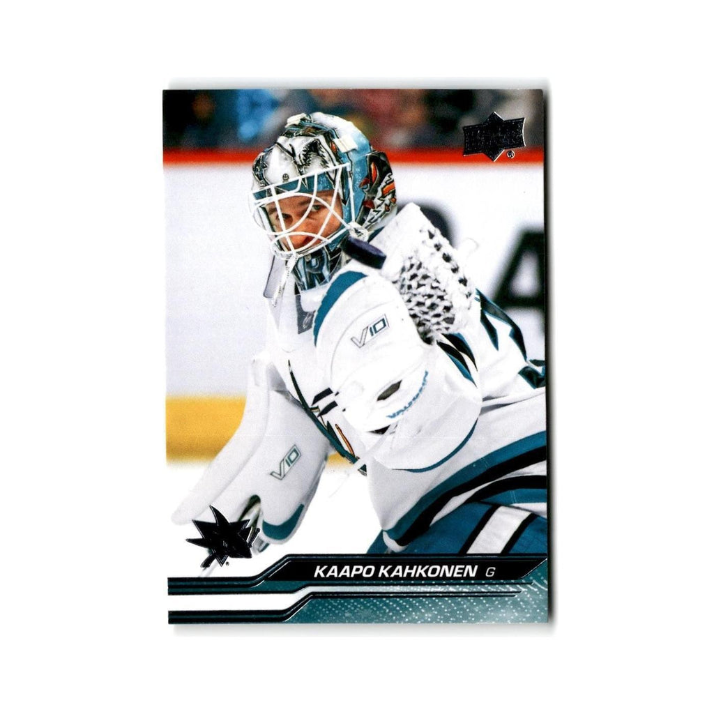 2023 Upper Deck Kaapo Kahkonen San Jose Sharks #397
