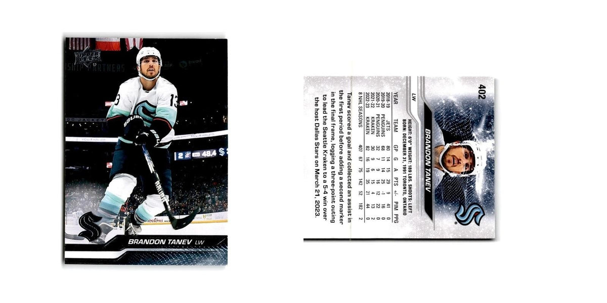 2023 Upper Deck Brandon Tanev Seattle Kraken #402