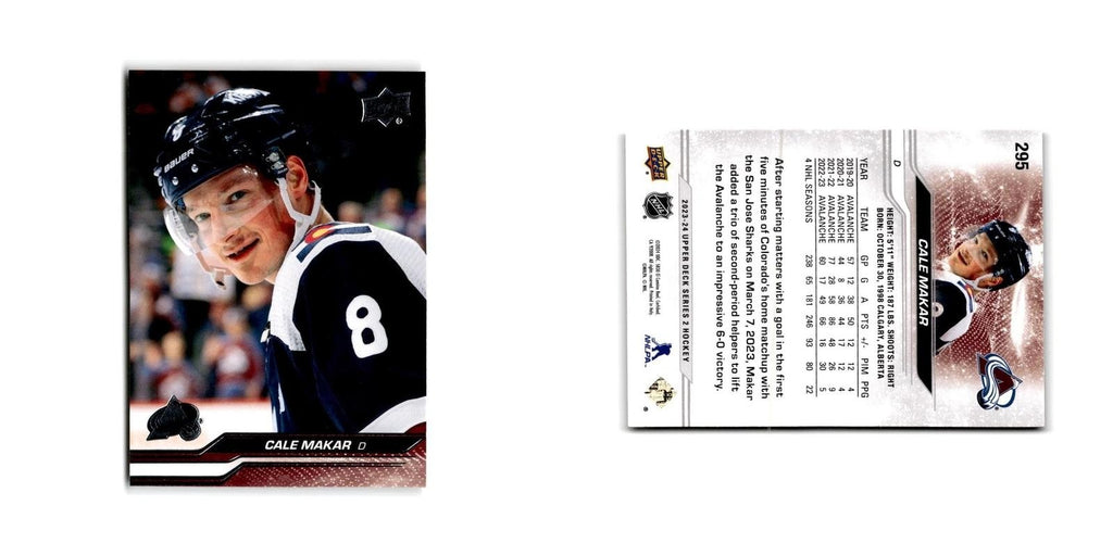 2023 Upper Deck Cale Makar Colorado Avalanche #295