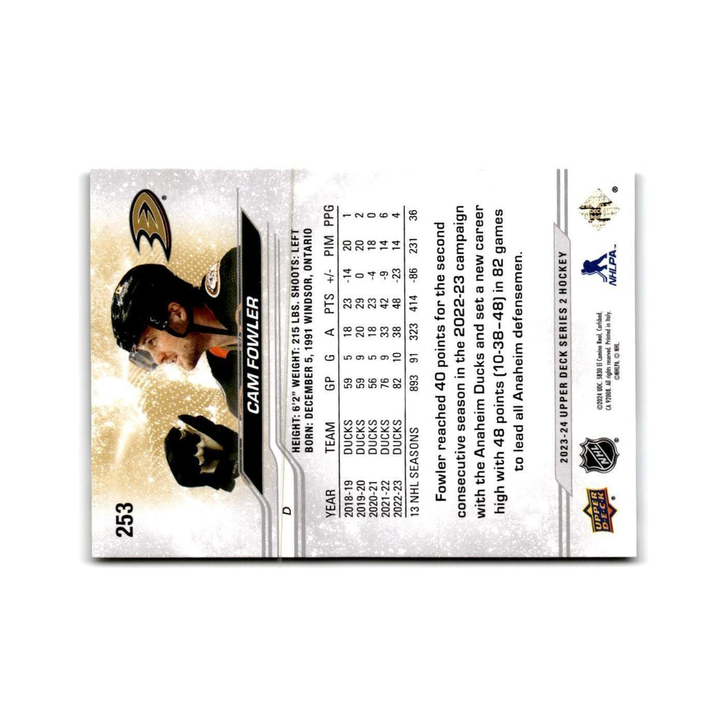 2023 Upper Deck Cam Fowler Anaheim Ducks #253