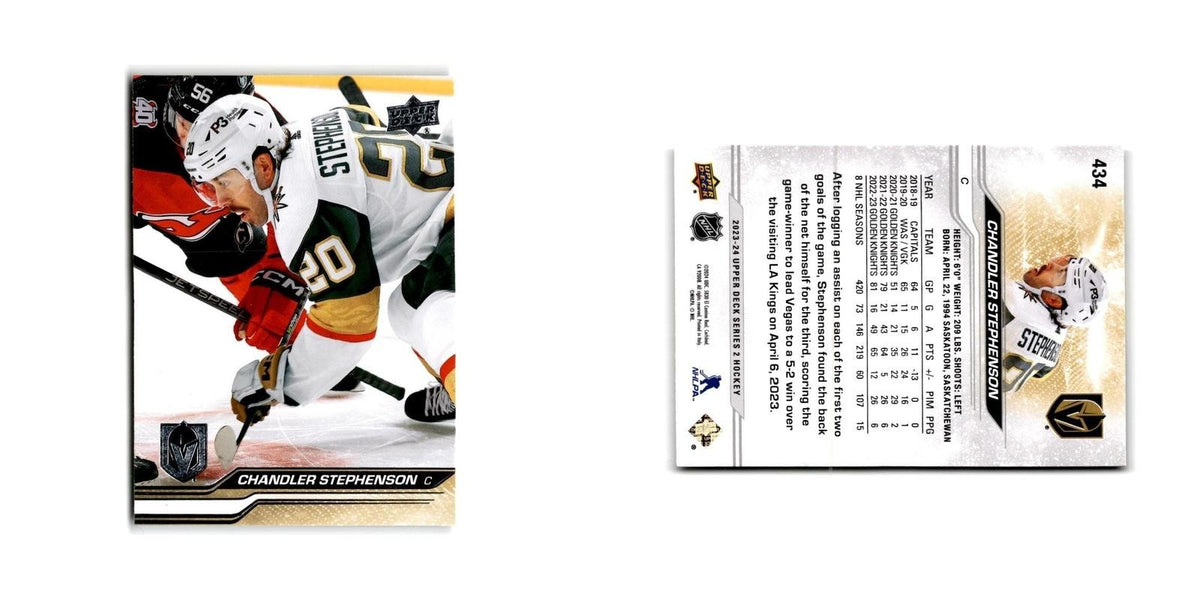 2023 Upper Deck Chandler Stephenson Vegas Golden Knights #434