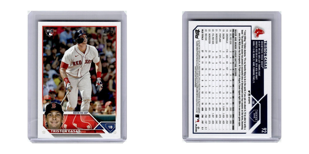 2023 Topps Triston Casas RC Red Sox #92