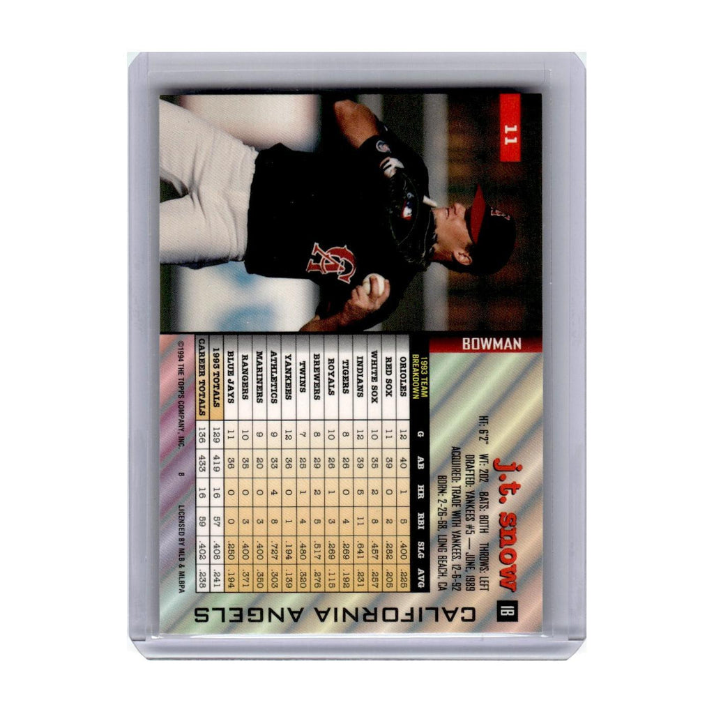 1994 Bowman J.T. Snow Angels #11