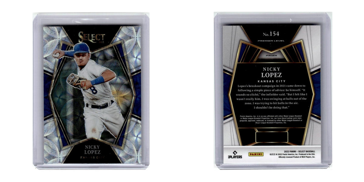 2022 Panini Select Nicky Lopez Royals #154