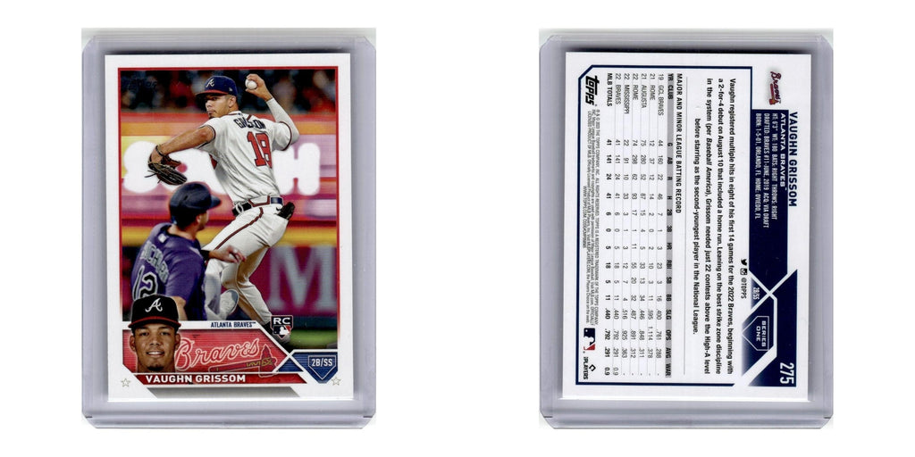 2023 Topps Vaughn Grissom RC Braves #275