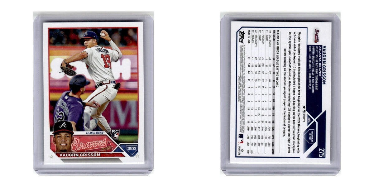 2023 Topps Vaughn Grissom RC Braves #275