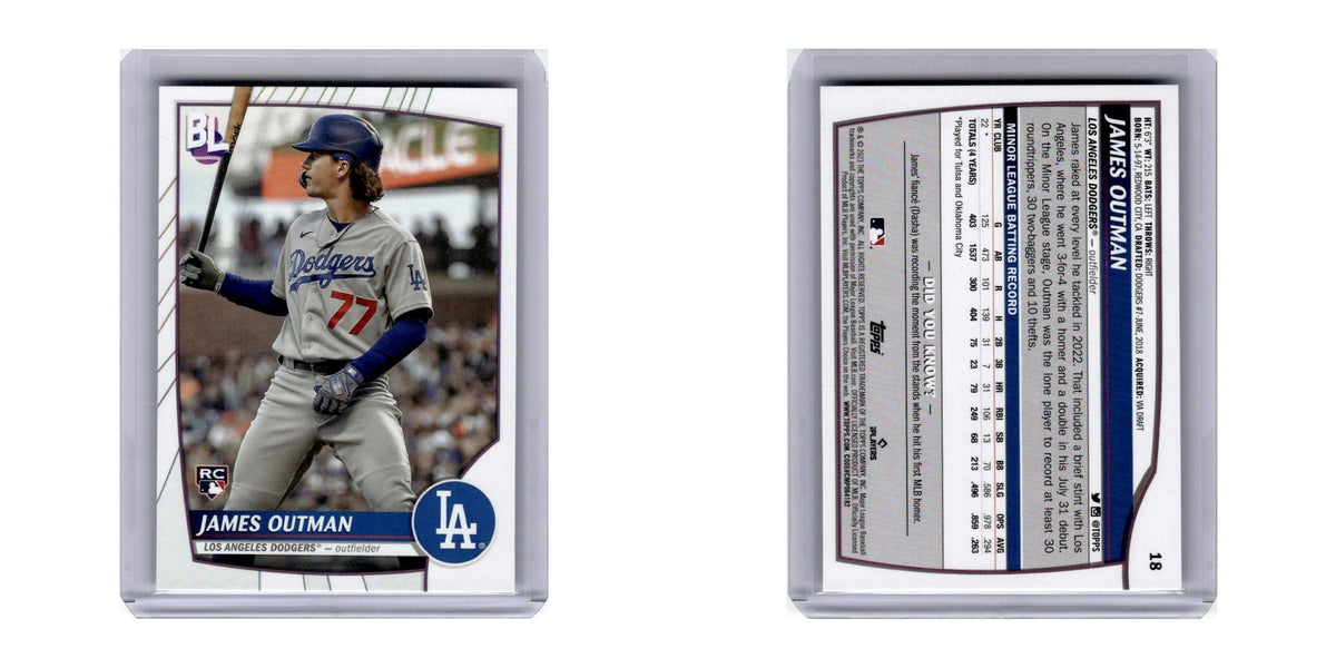 2023 Topps James Outman RC Dodgers #18