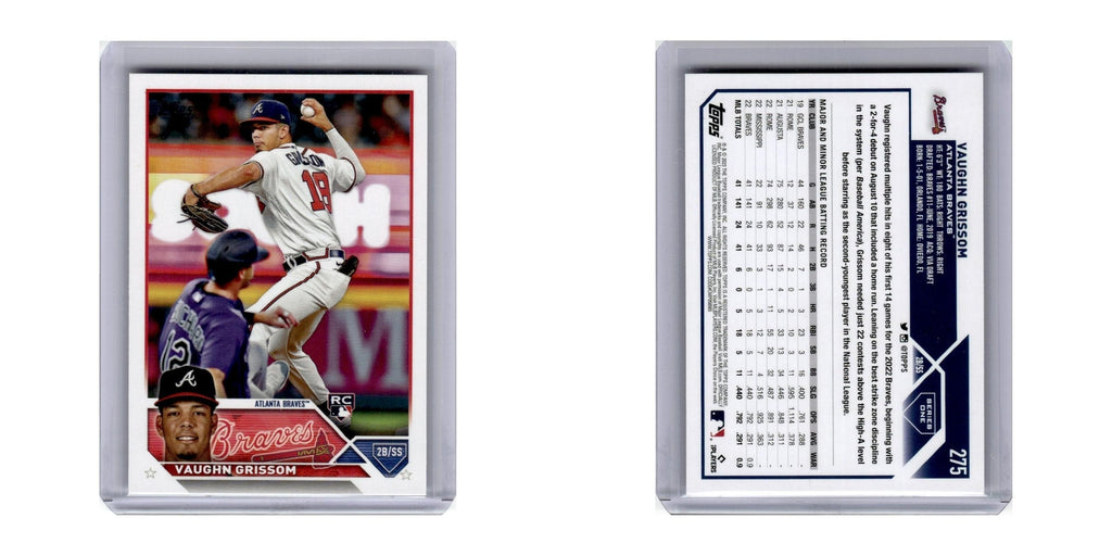 2023 Topps Vaughn Grissom RC Braves #275