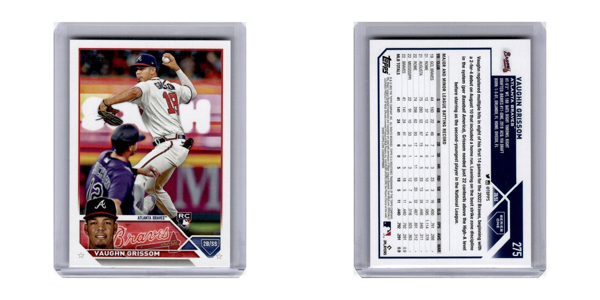 2023 Topps Vaughn Grissom RC Braves #275
