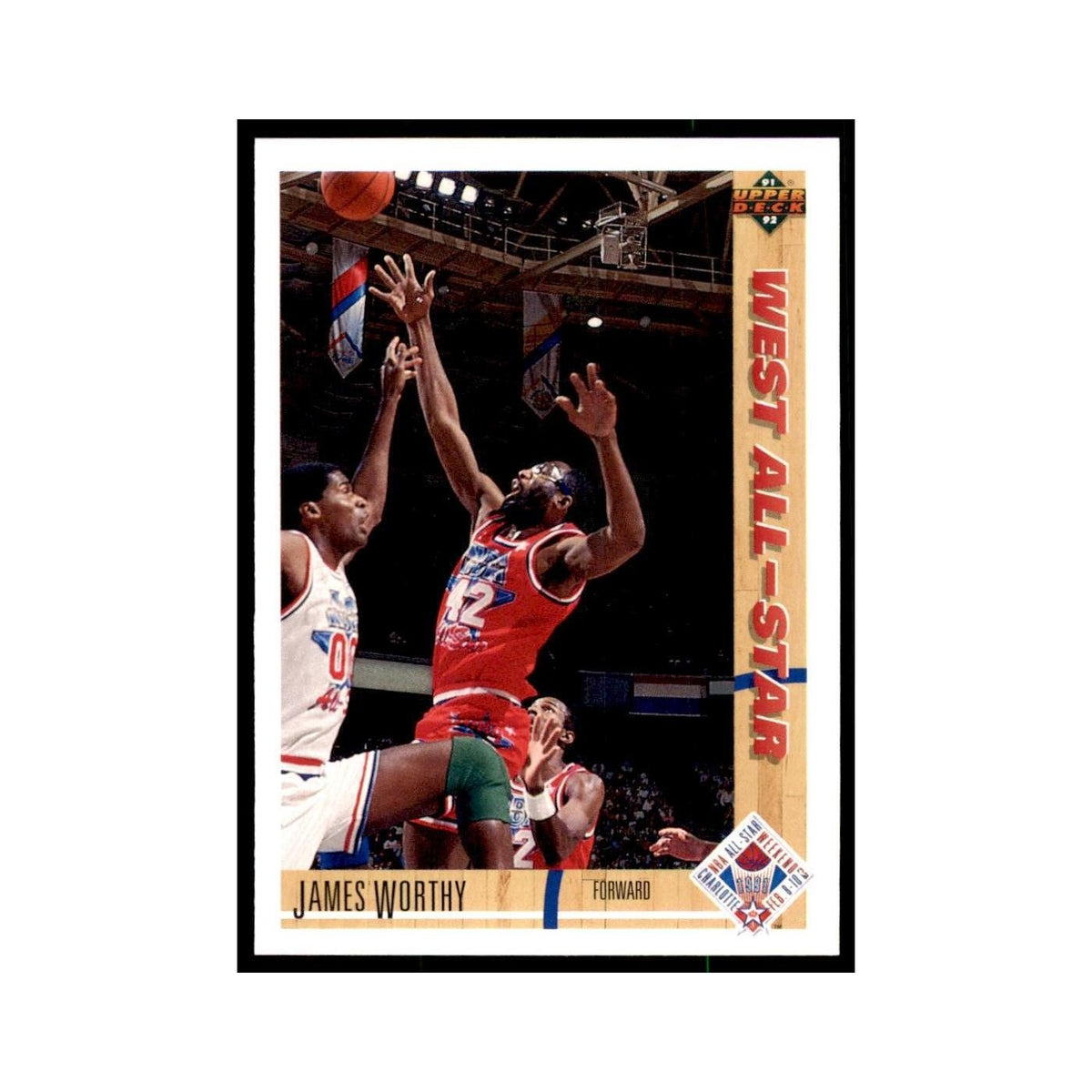 1991 Upper Deck James Worthy Basketball Cards #49