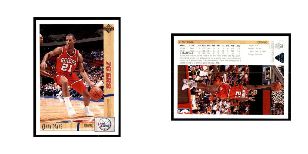 1991 Upper Deck Kenny Payne Basketball Cards #28