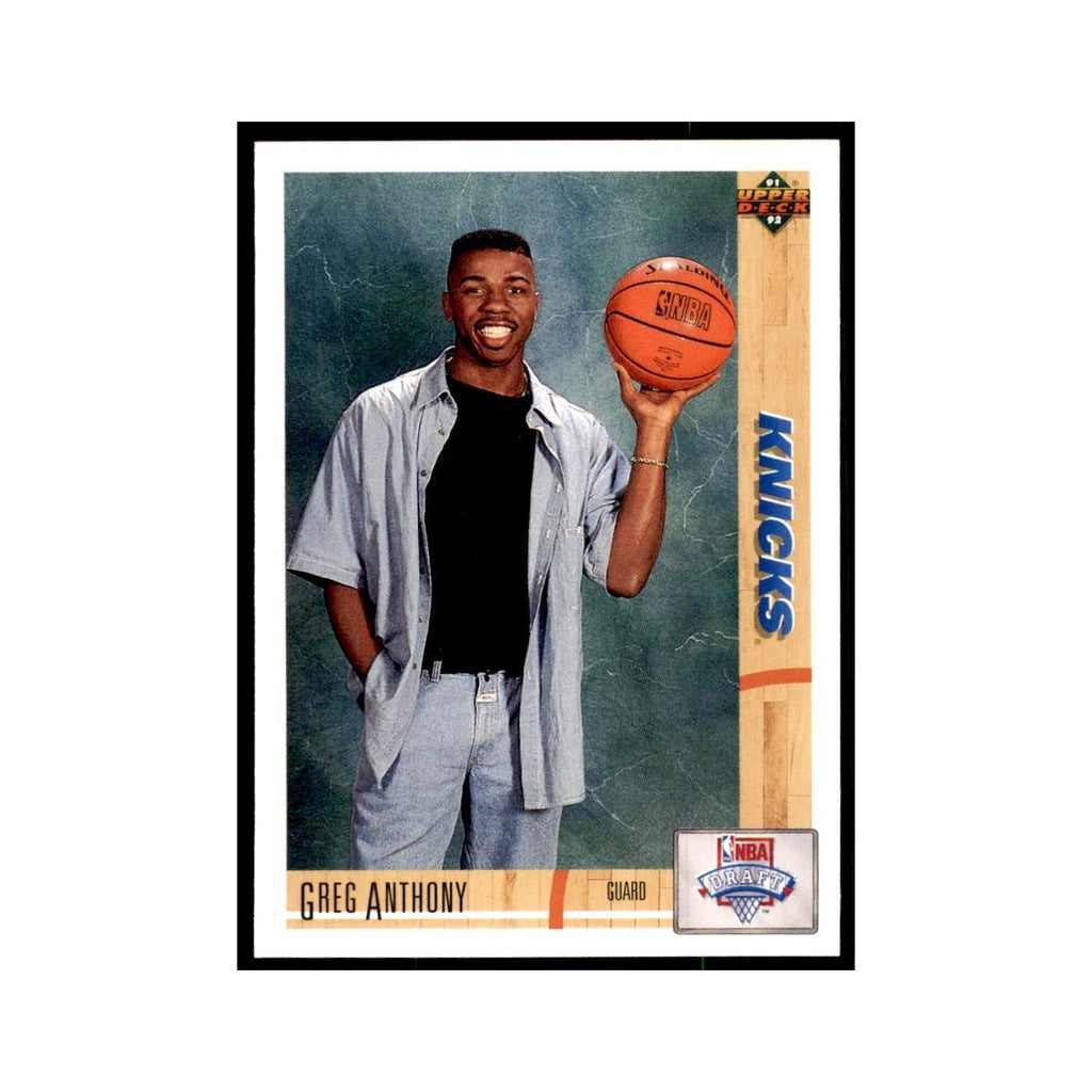 1991 Upper Deck Greg Anthony Basketball Cards #7